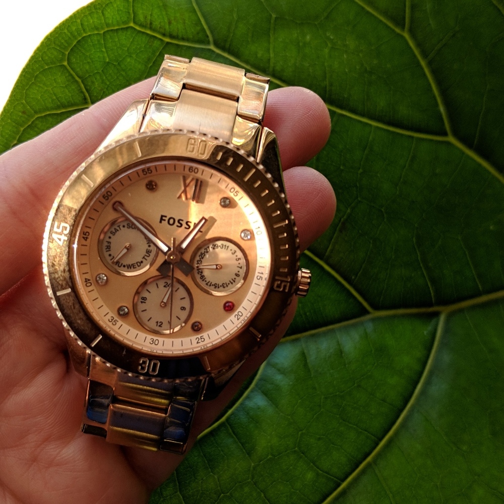 Fossil Rose Gold Analog Watch